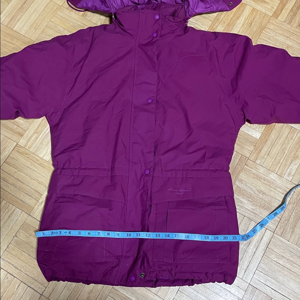 Eddie Bauer Fuchsia Goose Down Jacket - Picture 13 of 14
